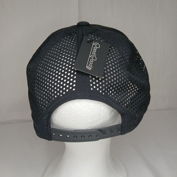 Good Good Golf Hat Cap Snap Back Black Logo Outdoor Golfer Performance NWT - Picture 4 of 7